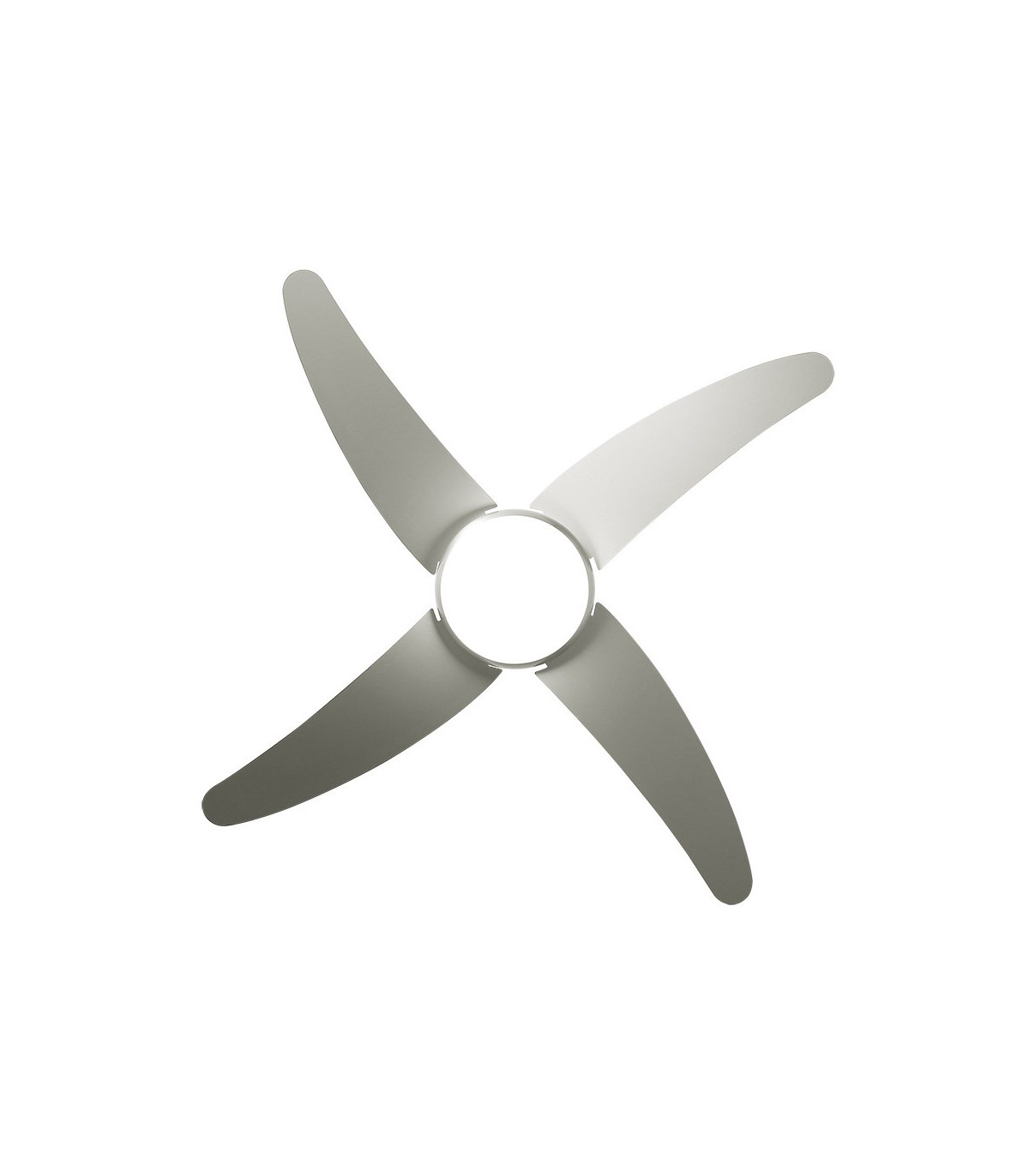Ventilador de Techo KLOD DC Níquel 4 Aspas Plata 2xE27