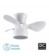 Ventilador Kos DC 24W 2390Lm 3 Aspas Blanco CCT