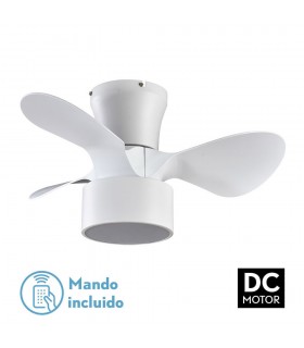 Ventilador Kos DC 24W 2390Lm 3 Aspas Blanco CCT