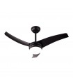 Ventilador Kusi DC 3 Aspas Negro 2xE27