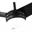 Ventilador Kusi DC 3 Aspas Negro 2xE27
