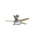 Ventilador de Techo LEBECHE DC Gris 25W 2495Lm 5 Aspas Reversibles Blanco/Haya CCT