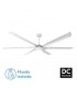 Ventilador de Techo MAREA Blanco DC 30W 3250Lm 6 Aspas CCT