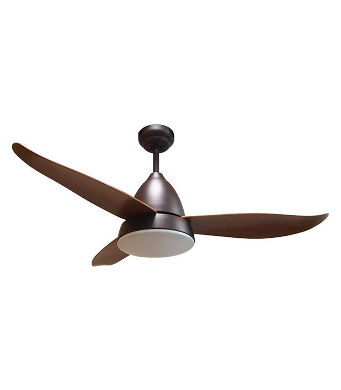 Ventilador Marino DC 16W 1600Lm 3 Aspas Marrón