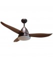 Ventilador Marino DC 16W 1600Lm 3 Aspas Marrón