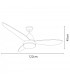 Ventilador Marino DC 16W 1600Lm 3 Aspas Plata