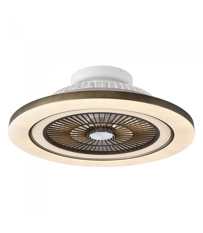 Ventilador Mato DC 72W 6120Lm 5 Aspas Cuero CCT