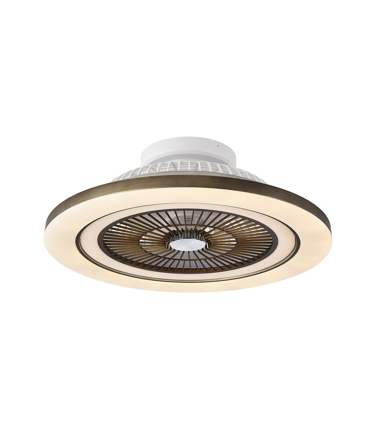 Ventilador Mato DC 72W 6120Lm 5 Aspas Cuero CCT