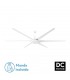 Ventilador de Techo MONCAYO DC 24W 2850Lm 6 Aspas Blanco CCT