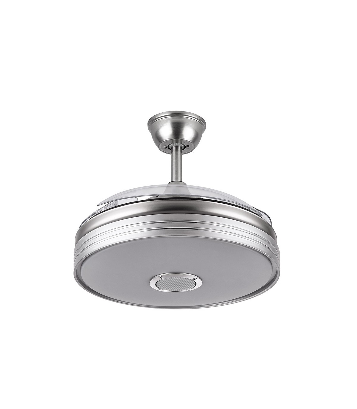 Ventilador Matanuska DC Bluethooth 72W 6120Lm 3 Aspas Níquel CCT