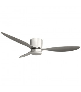 Ventilador Nasim DC 16W 1600Lm 3 Aspas Plata
