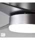Ventilador Nasim DC 16W 1600Lm 3 Aspas Plata