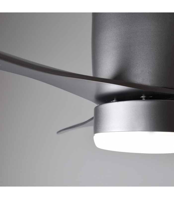 Ventilador Nasim DC 16W 1600Lm 3 Aspas Plata