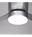 Ventilador Nasim DC 16W 1600Lm 3 Aspas Plata