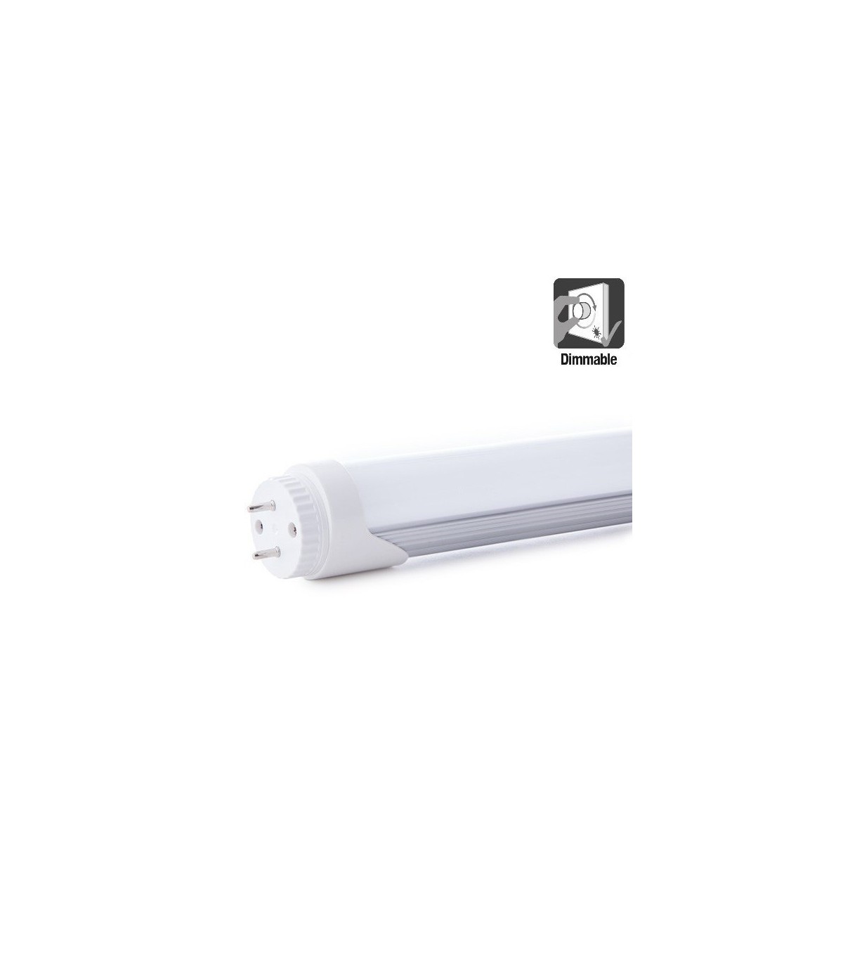 Tubo LED 60cm 10W 1.000Lm 120º  IP20 DIMMABLE