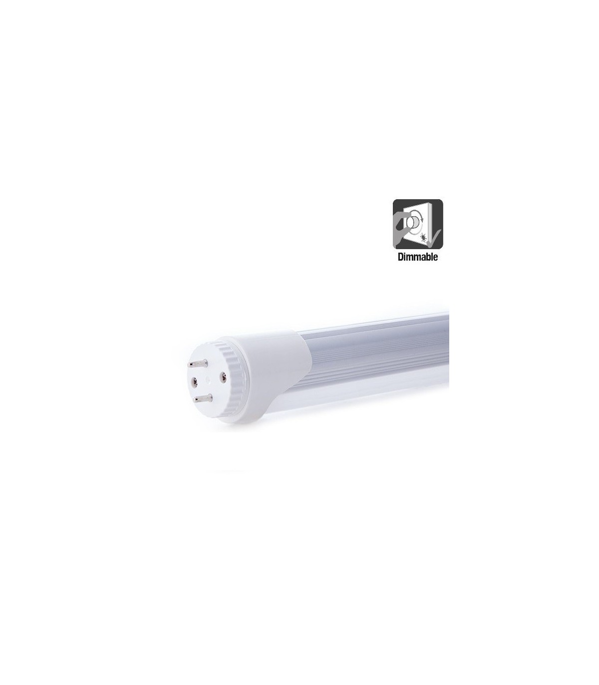 Tubo LED 60cm 10W 1.000Lm 120º  IP20 DIMMABLE