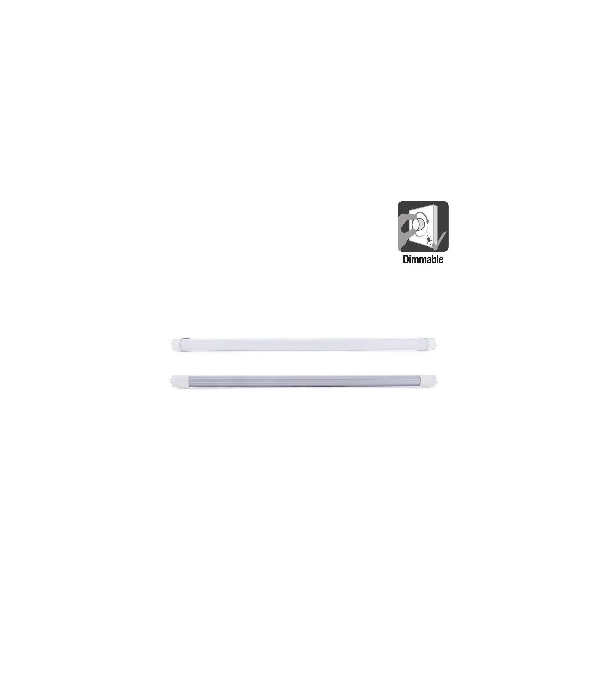 Tubo LED 60cm 10W 1.000Lm 120º  IP20 DIMMABLE