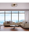 Ventilador Nature Negro/Haya APP DC 75W 9750Lm 3 Aspas CCT