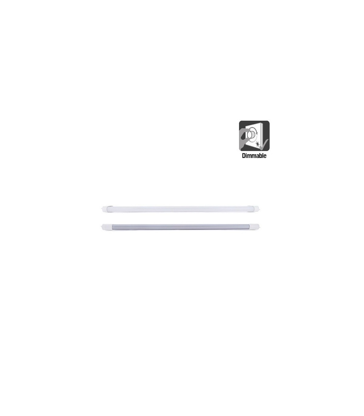 Tubo LED 120cm 18W 1.800Lm 120º  IP20 DIMMABLE