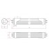 Tubo LED 120cm 18W 1.800Lm 120º  IP20 DIMMABLE