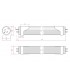 Tubo LED 150cm 23W 2.300Lm 120º  IP20 DIMMABLE