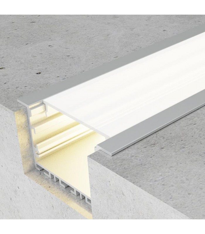 Perfil Aluminio EPYF Empotrar/Colgante -2 Metros-