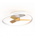 Ventilador Ocean Blanco/Madera DC 60W 6600Lm 3 Aspas CCT