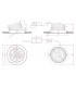 Downlight LED 12W 1.200Lm 60º IP20 Cromo