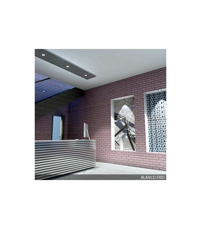 Downlight LED 12W 1.200Lm 60º IP20 Cromo