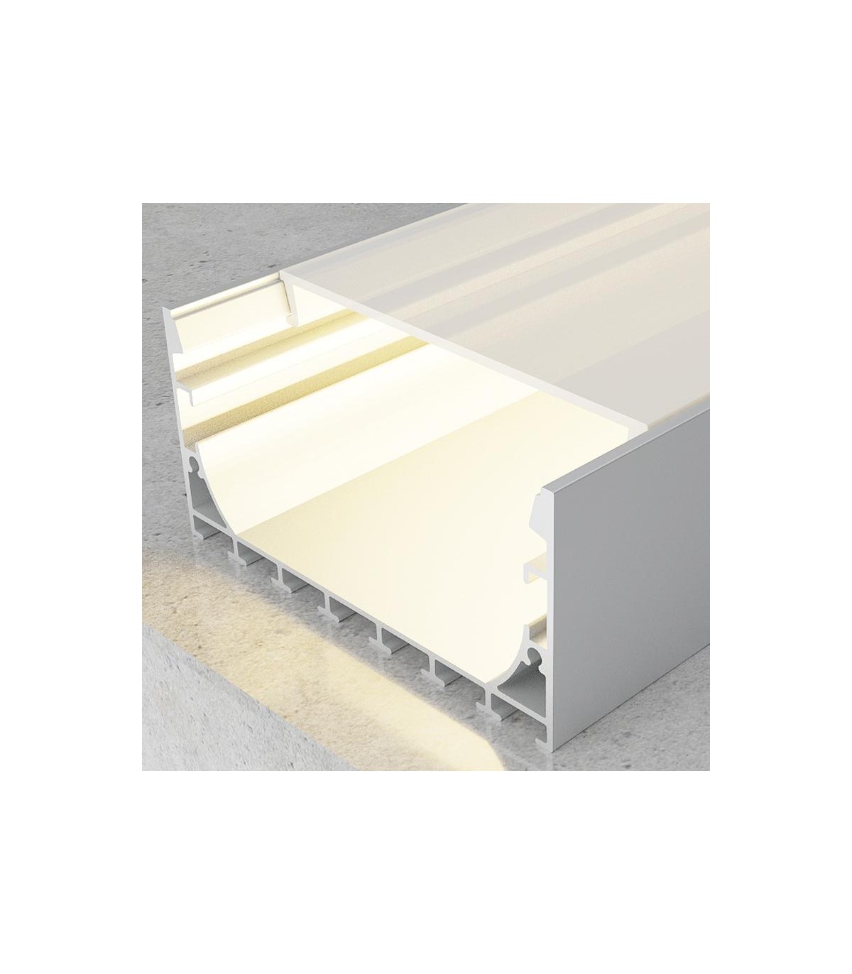 Perfil Aluminio ALL Superficie/Colgante -2 Metros-