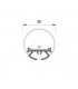 Perfil Aluminio DYLAN Colgante -2 Metros-