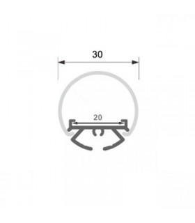 Perfil Aluminio DYLAN Colgante -2 Metros-