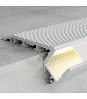 Perfil de Aluminio OIEW ESCALERAS Superficie -2 Metros-