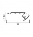 Perfil de Aluminio OIEW ESCALERAS Superficie -2 Metros-