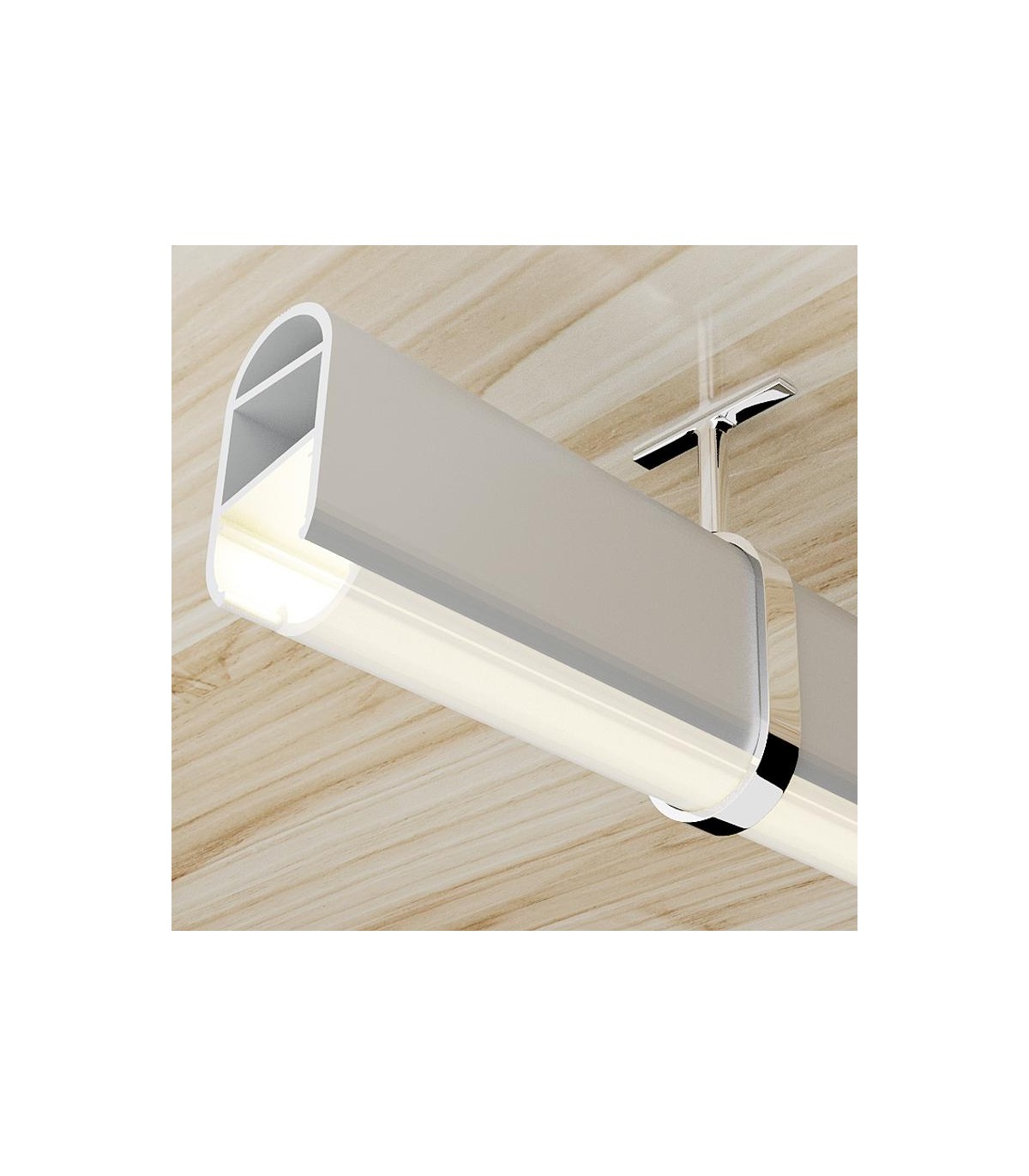 Perfil Aluminio INK Armarios -2 Metros-