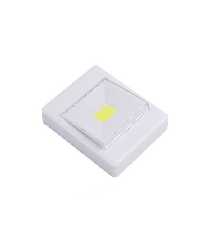 Luz armario LED COB 3W con interruptor. 4 Pilas LR03 (AAA)