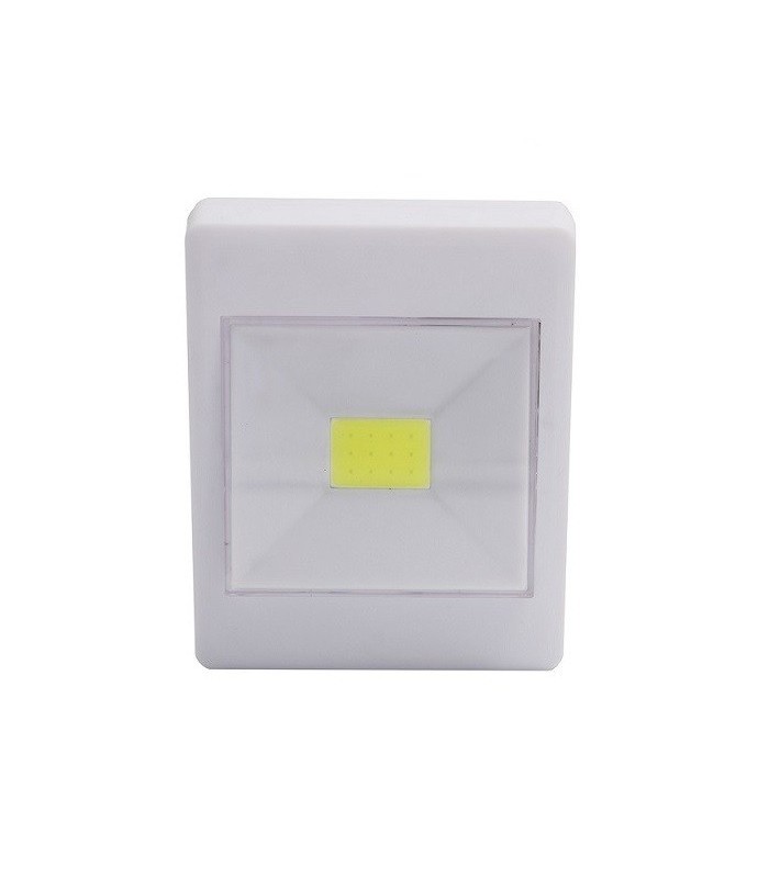 Luz armario LED COB 3W con interruptor. 4 Pilas LR03 (AAA)