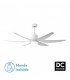 Ventilador de Techo OTTO DC Blanco 24W 2950Lm 6 Aspas Blanco CCT