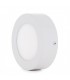 Plafón LED Superficie 6W 600Lm 120º IP40 Redondo Blanco