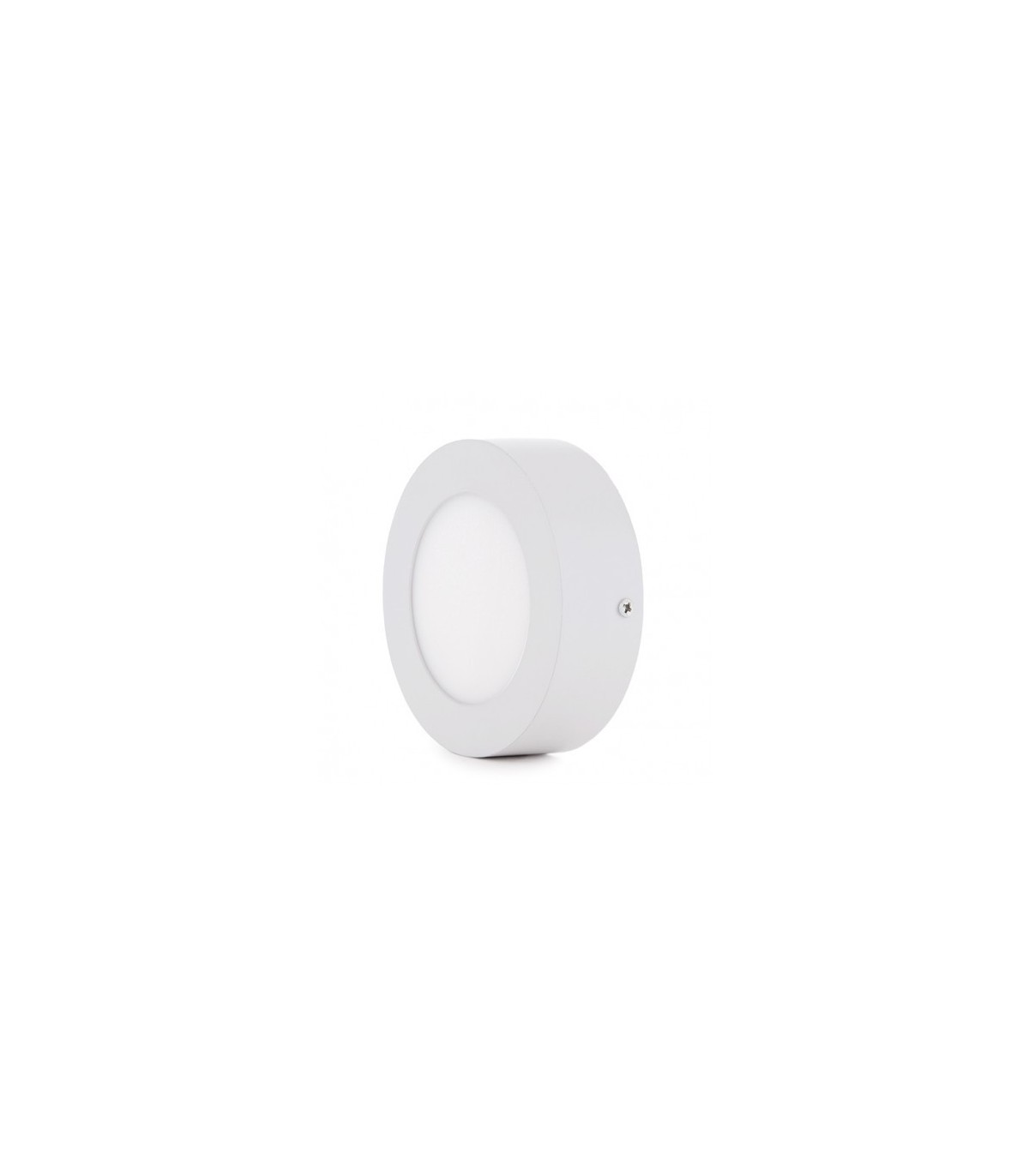 Plafón LED Superficie 6W 600Lm 120º IP40 Redondo Blanco