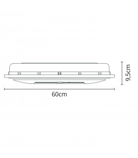 Ventilador ORATHY AC 60x60 3 Aspas Blanco