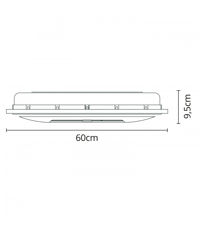 Ventilador ORATHY AC 60x60 3 Aspas Blanco