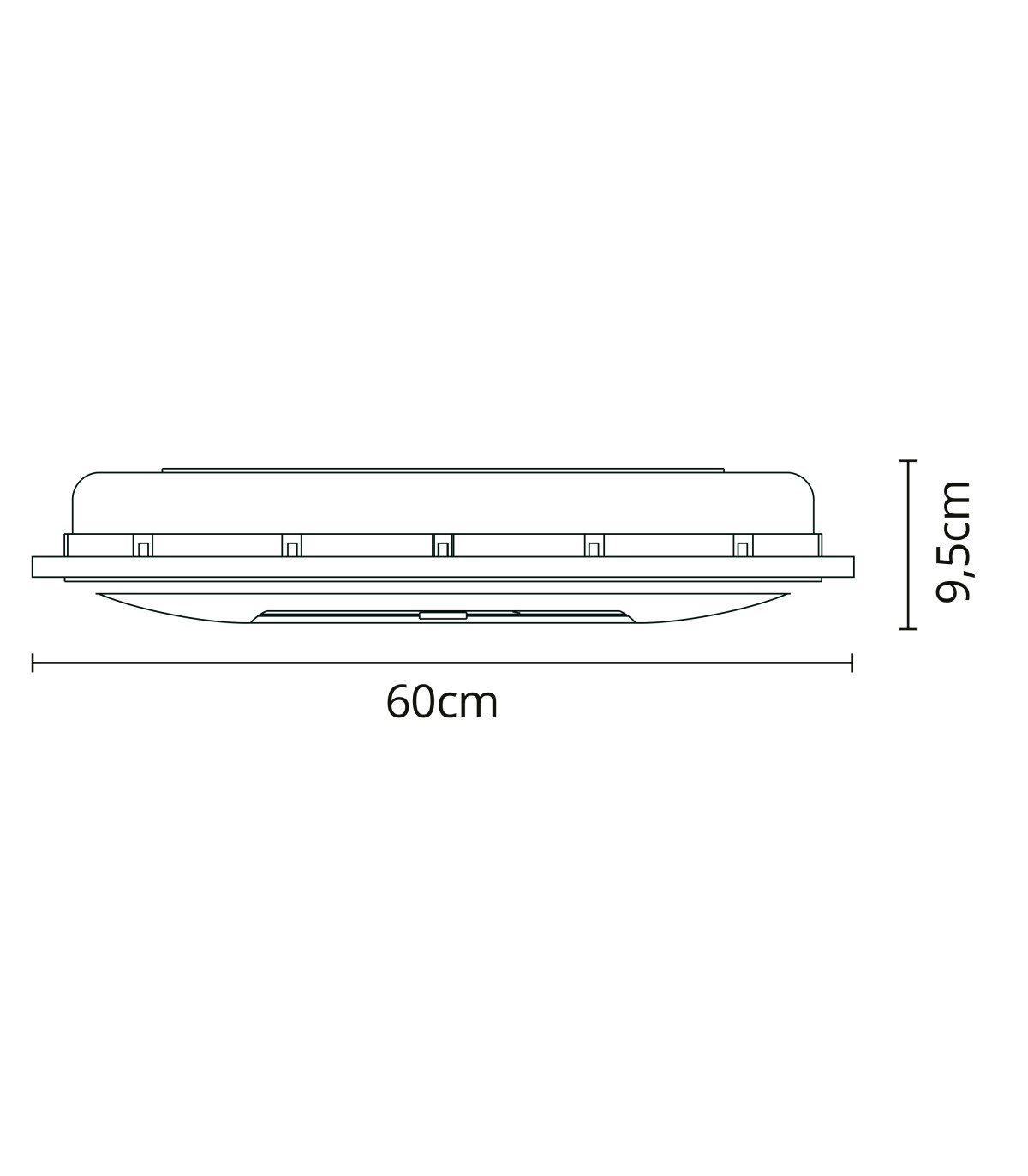 Ventilador ORATHY AC 60x60 3 Aspas Blanco