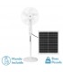 Ventilador de Pie Solar Clima 30W 43cm Blanco