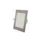 Downlight Led 12W 960LM IP44 Cuadrado Níquel