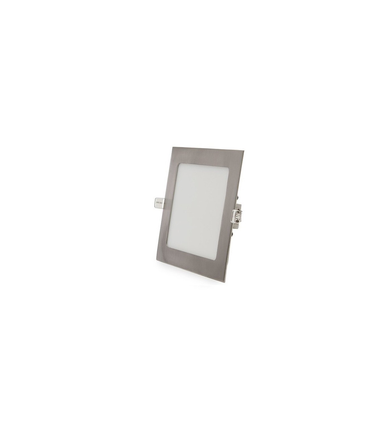 Downlight Led 12W 960LM IP44 Cuadrado Níquel