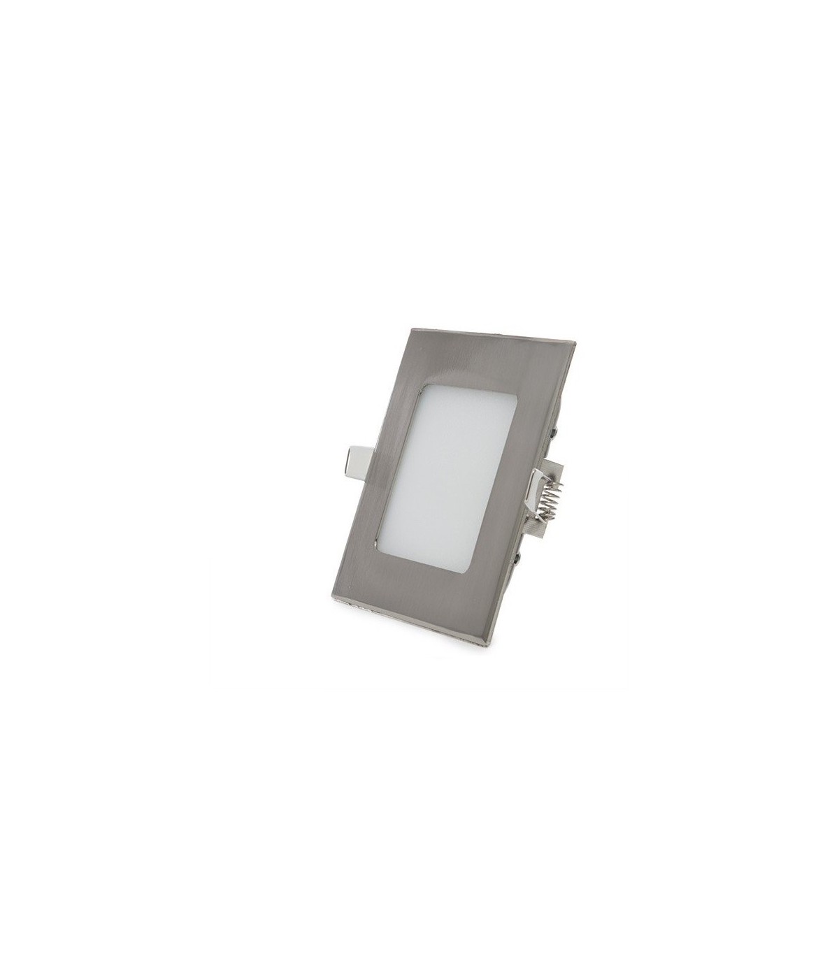 Downlight Led 6W 480LM IP44 Cuadrado Níquel