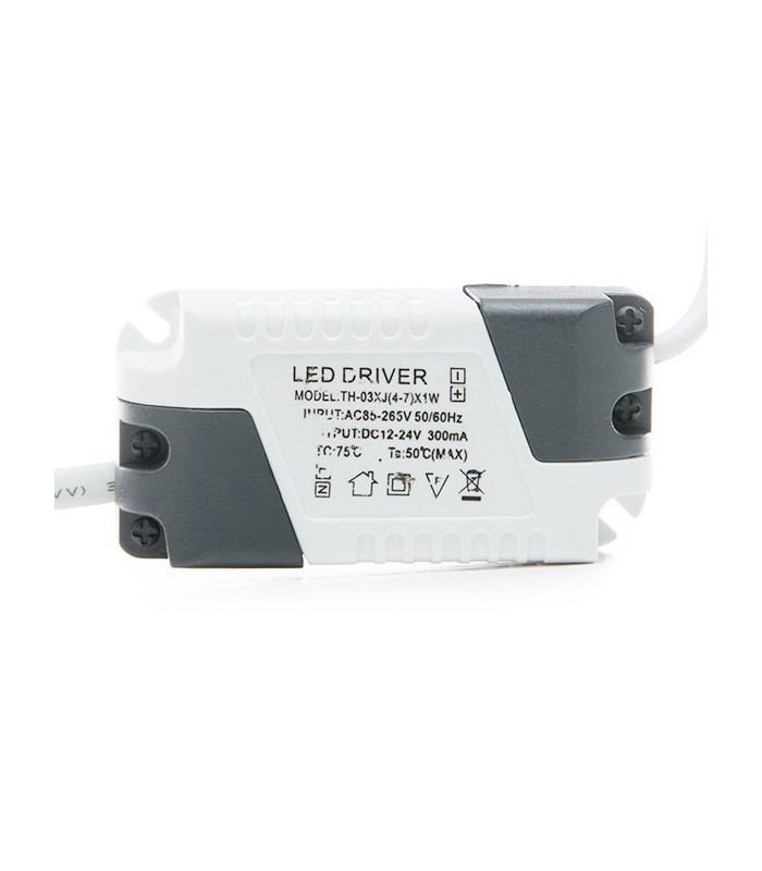 Downlight Led 6W 480LM IP44 Cuadrado Níquel