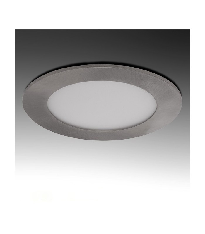 Downlight Led 6W 480LM IP44 Redondo Níquel