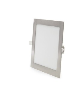 Downlight Led 18W 1440LM IP44 Cuadrado Níquel